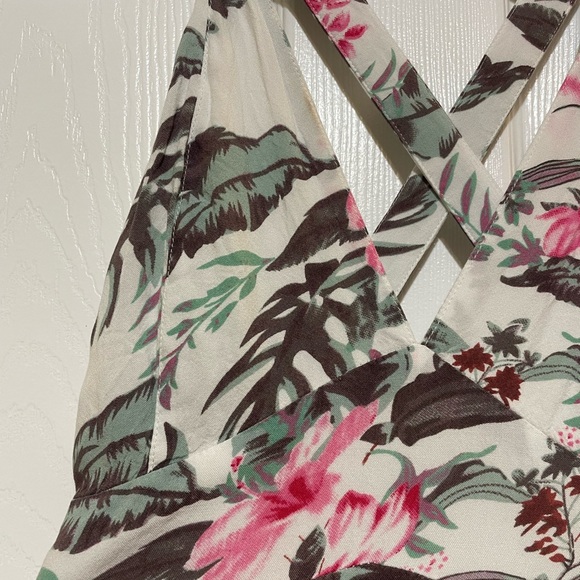 Sim & Sam’s Women’s V Neck Maxi Dress Cross Strap Small - Picture 10 of 13